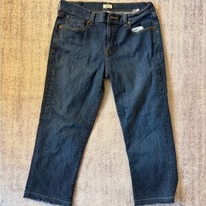 Levi's Indigo Blue Capri Jeans